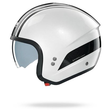 Casque jet Nolan N20-2 DOLCE VITA - Blanc / Noir
