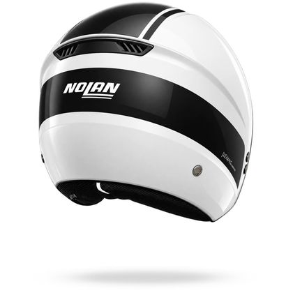Casque jet Nolan N20-2 DOLCE VITA - Blanc / Noir