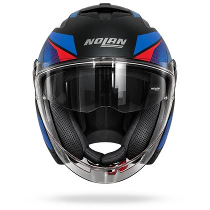 Casque jet Nolan N40-6 DUETTO - Noir / Bleu