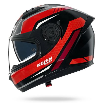 Casque intégral Nolan N60-6 PIEGA - Noir / Rouge