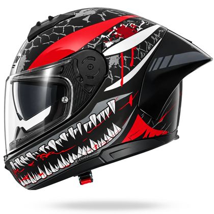Casque intégral Nolan N60-6 SPORT FOLLIA - Gris / Rouge