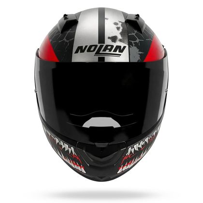 Casque intégral Nolan N60-6 SPORT FOLLIA - Gris / Rouge