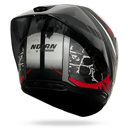 Casque intégral Nolan N60-6 SPORT FOLLIA - Gris / Rouge