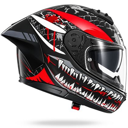 Casque intégral Nolan N60-6 SPORT FOLLIA - Gris / Rouge