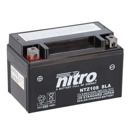 Batterie Nitro NTZ10S SLA FERME TYPE ACIDE SANS ENTRETIEN/PRÊTE À L'EMPLOI