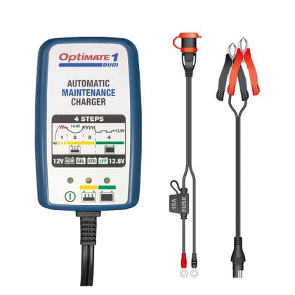 Chargeur Tecmate OPTIMATE 1 DUO universel