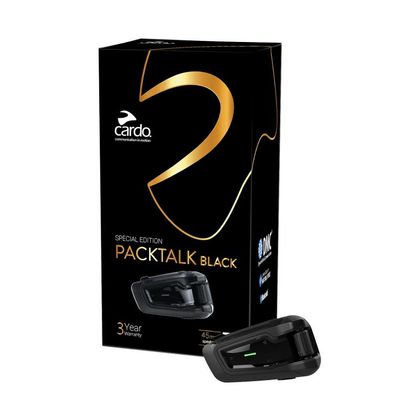 Intercom Cardo PACKTALK BLACK - JBL - SOLO BLACK Ref : CR0039 / PTALKBOLD-JBLBLACK 