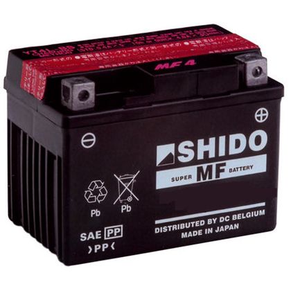 Batería Shido YB9L-B abierta sin ácido Tipo ácido