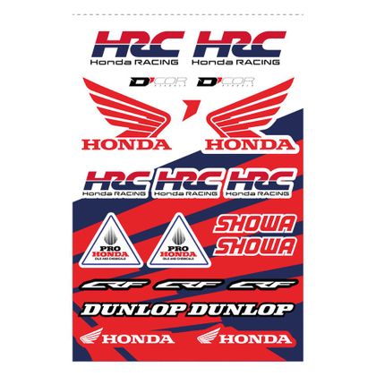 Stickers D'cor Planche Honda HRC - Rouge
