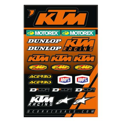 Adhesivos D'cor Plancha KTM Racing - Naranja