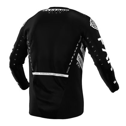Camiseta de motocross FXR PODIUM GLADIATOR BLACK/WHITE 2022 - Negro / Blanco