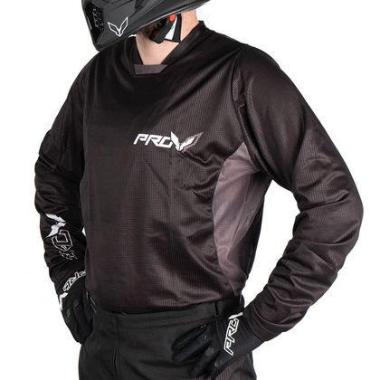 Camiseta de motocross Prov HOLESHOT GREY 2022 - Gris Ref : POV0065 