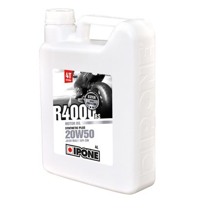 Huile moteur Ipone R4000 RS - 20W50 - 4 LITRES universel Ref : IP0070 / 800044 