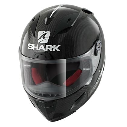 Casque Shark RACE-R PRO CARBON SKIN - Noir / Blanc Ref : SH0670 