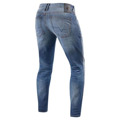 Jeans Rev it PISTON 2 SK DELAVE SHORT - COURT - Magro - Blu
