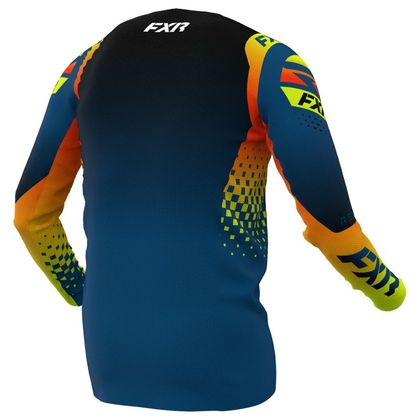 Camiseta de motocross FXR REVO SLATE INFERNO 2022 - Azul