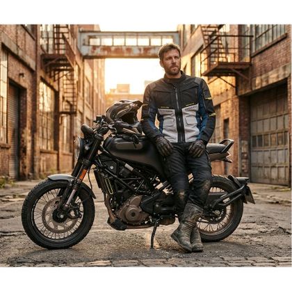 Veste Moto Held TARKANA - Gris / Bleu