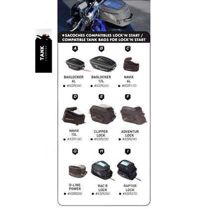 Support Bagster XAC540 LOCK'N START
