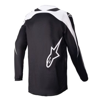 Camiseta de motocross Alpinestars FLUID NARIN 2023 - Negro / Blanco