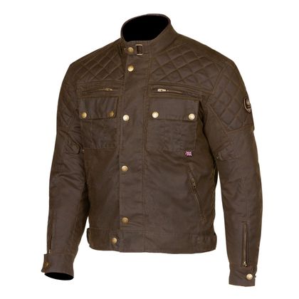 Veste Moto Merlin STANTON AAA WAX - Vert
