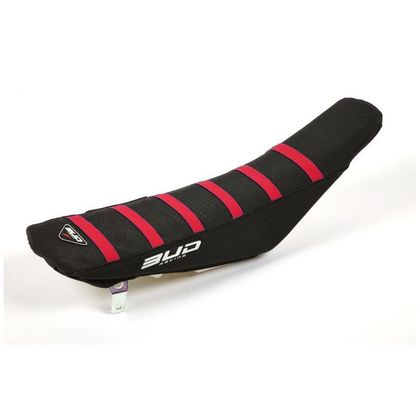 Housse de selle Bud Racing Full Traction - Noir / Rouge