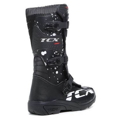 Botas de motocross TCX Boots COMP KID - Negro / Blanco