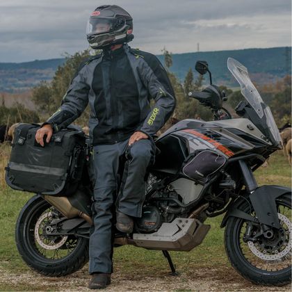 Chaqueta de moto DXR D-TEX - Verde