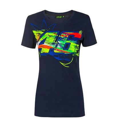 T-Shirt manches courtes VR 46 VR46 - WINTER TEST WOMAN 2020 - Bleu Ref : VR0672 