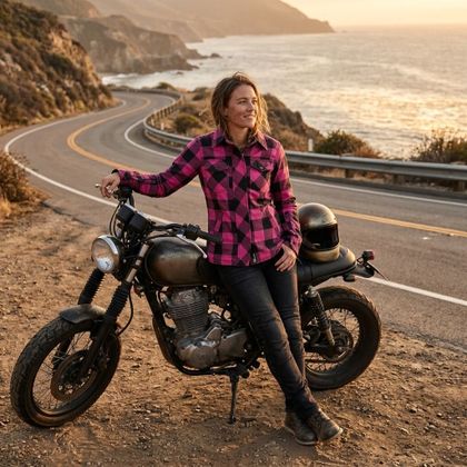 Held LUMBERJACK 3 VROUW Motoroverhemd