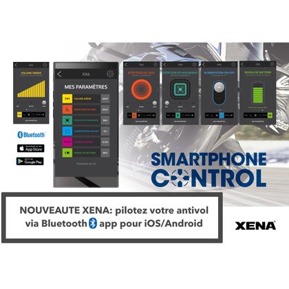 Antidiefstal XENA Schijfslot Alarm XX6 Universeel Bluetooth