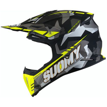 Casco de motocross Suomy X-WING - CAMOUFLAGER 2024 - Amarillo / Negro