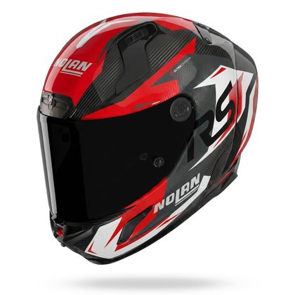 Nolan X-804 RS ULTRA CARBON FUORIGIRI Fuldkasker - Kulstof / Rød Ref : NL1781