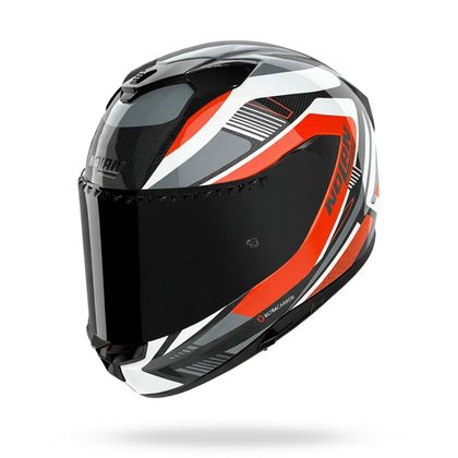 Nolan X-904 ULTRA CARBON TANGENTE Fuldkasker - Kulstof / Orange Ref : NL1794