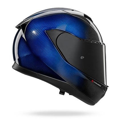 Casque intégral Nolan X-904 ULTRA CARBON LIQUIDO - Carbone / Bleu