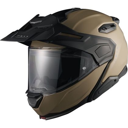 Cască modulară Nexx X.LIFECOUNTRY - PRO MAT - Bej / Negru