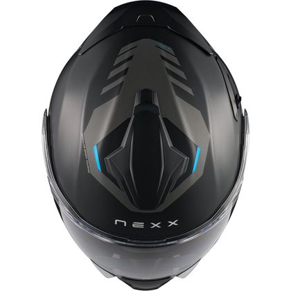 Cască modulară Nexx X.LIFETOUR - STRADA MAT - Griș / Roșu