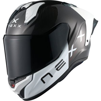 Cască integrală Nexx X.R5R - GRAVIX CARBON - Carbune / Alb Ref: NE0772