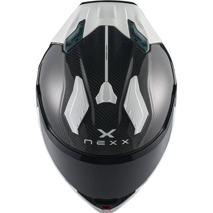 Cască integrală Nexx X.R5R - GRAVIX CARBON - Carbune / Alb