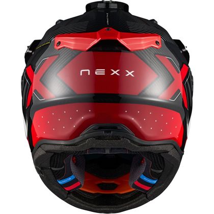 Cască integrală Nexx X.RALLY - AUSTRAL - Alb / Roșu