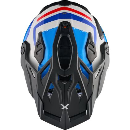Cască integrală Nexx X.WED3 - KODIAK MAT - Albastru / Roșu