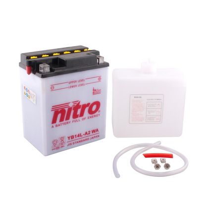 Batterie Nitro YB14L-A2 ouverte Type Acide avec pack acide inclus