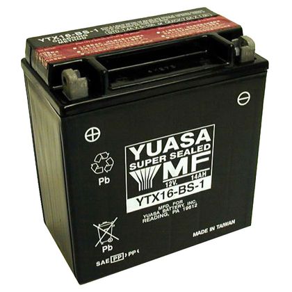 Batería Yuasa YTX16-BS-1 AGM abierta con pack de ácido Tipo ácido