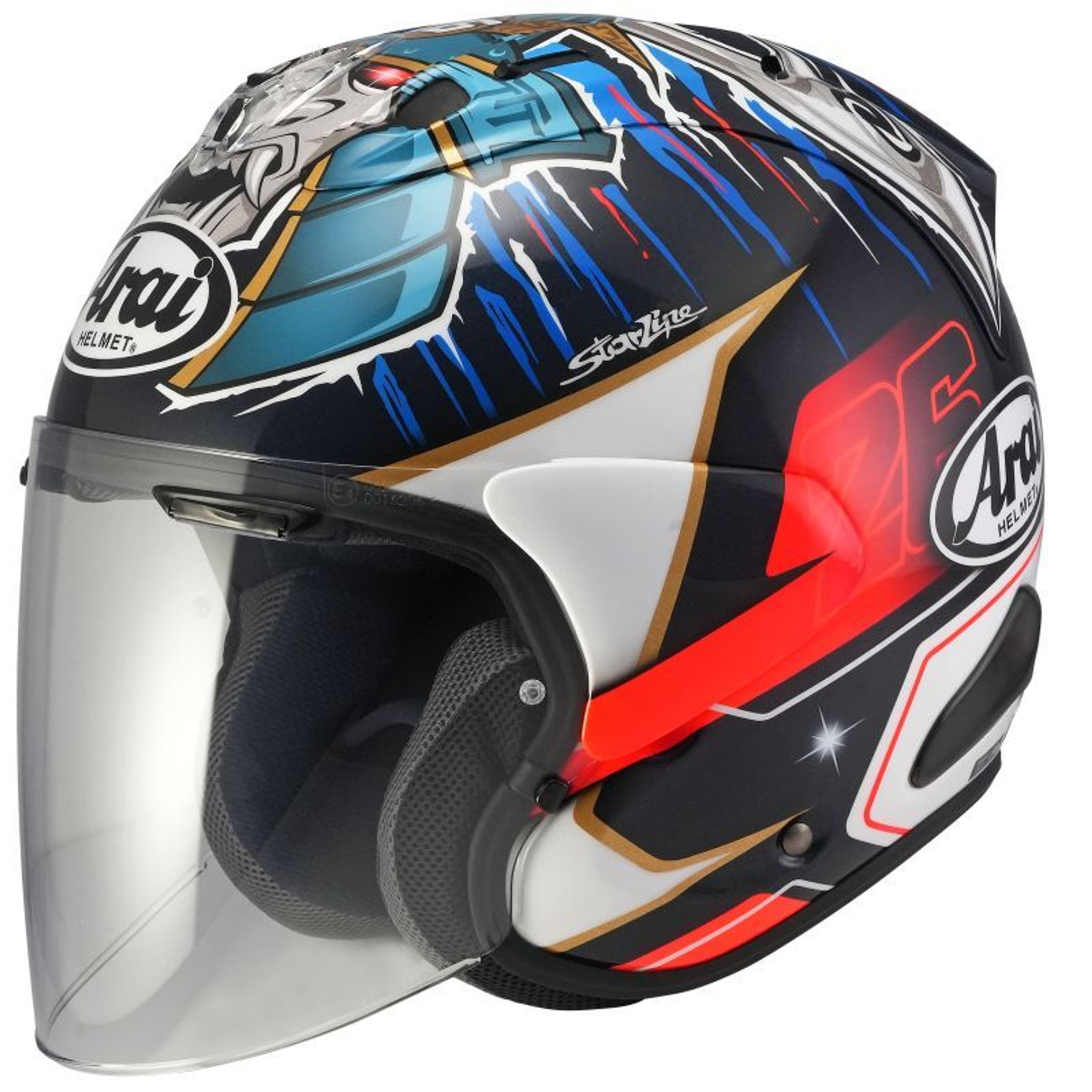 Arai Casque jet Arai SZ-R VAS EVO - PEDROSA SHOGUN - REPLICA - Noir / Rouge