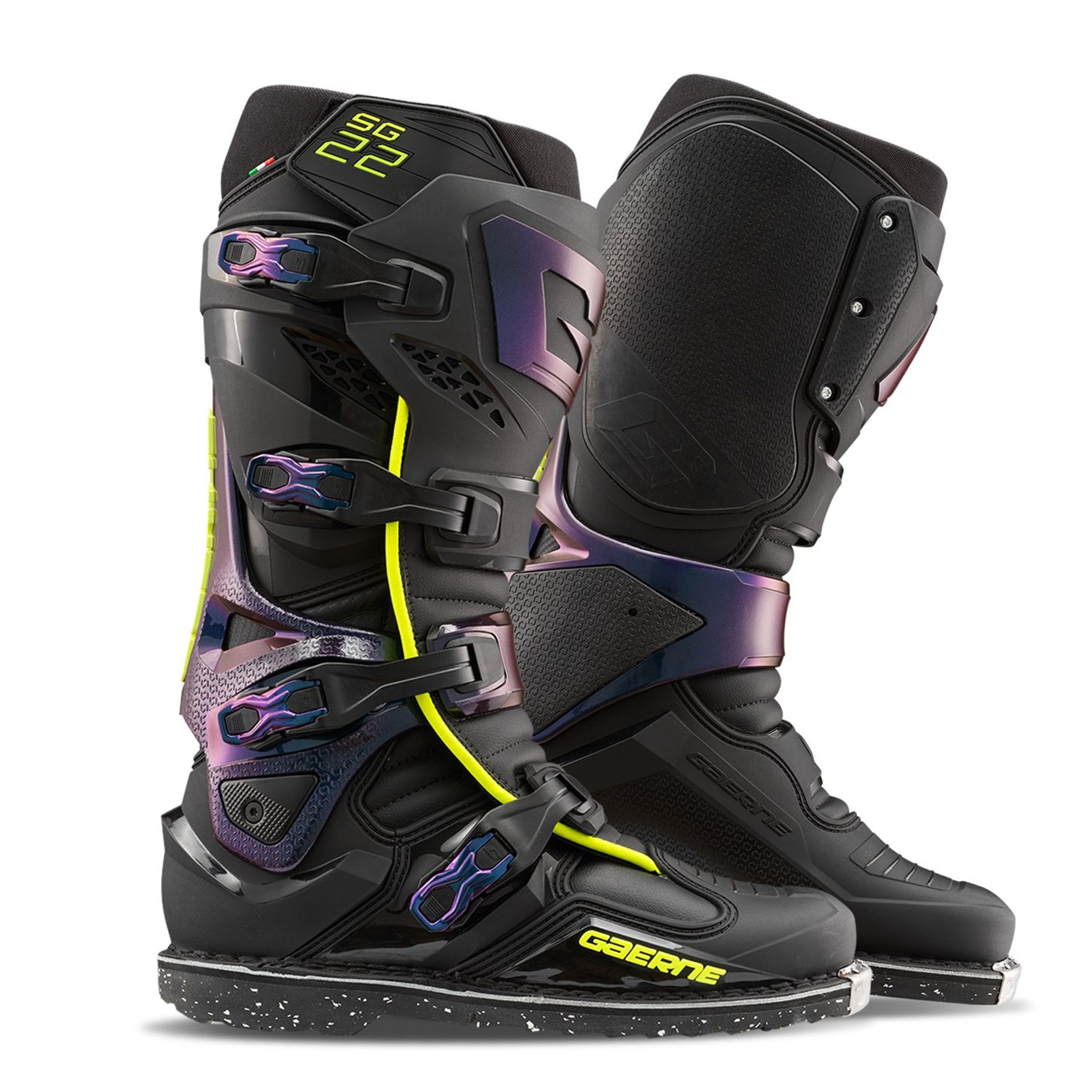Gaerne Bottes cross SG22 2025 - Jaune / Iridium