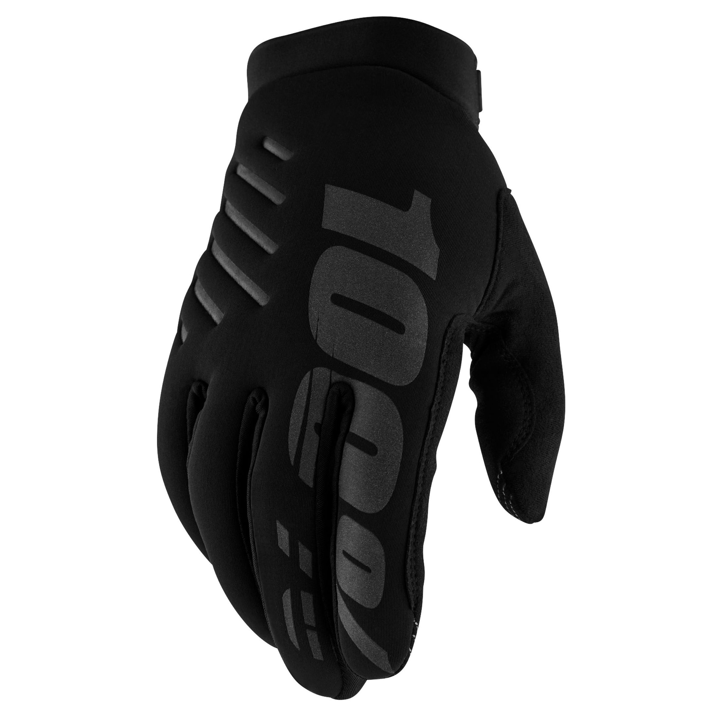 100% Gants cross Brisker Noir 2024