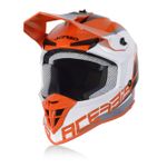 Casque cross Acerbis LINEAR ORANGE/WHITE 2023