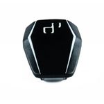  LED-Nummernschildbeleuchtung Python, schwarzer Deckel, Achse 26mm Plattenhalter