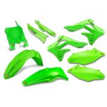 Kit de piezas de plástico Powerflow verde flúor