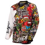 Maillot cross O'Neal MAYHEM - CRANK - BLACK MULTI 2023