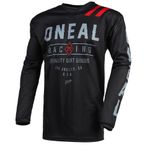Camisola de motocross DIRT - PRETO CINZA 2023